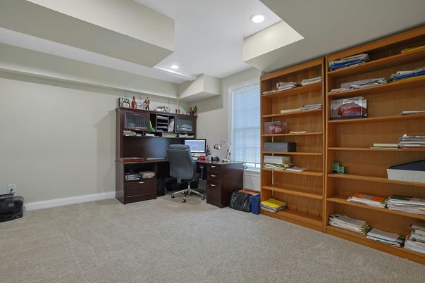 Home Office, Interior, Recessed Lighting
