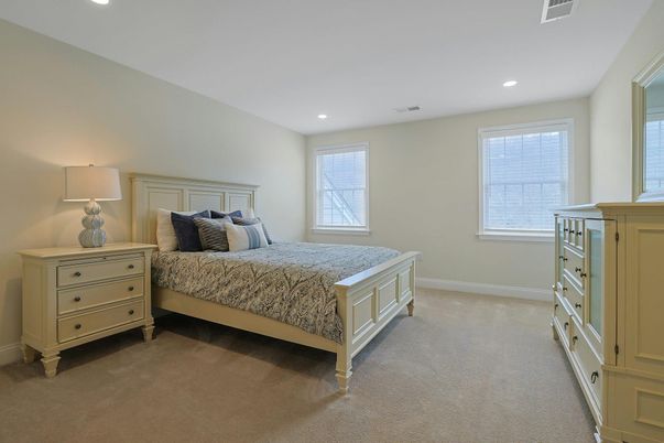 Bedroom, Interior, Recessed Lighting
