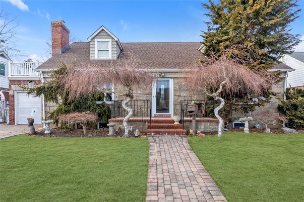 Attached, Exterior, Facade, Brick Facade, Cape Cod