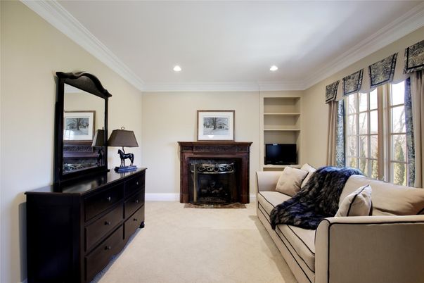 Fireplace, Interior, Living room, Recessed Lighting