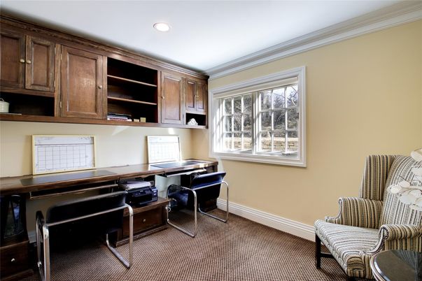 Home Office, Interior, Recessed Lighting