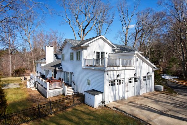 Attached, Backyard, Exterior, Facade, Farmhouse