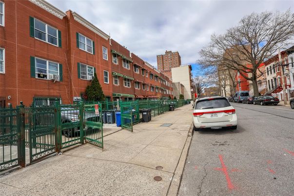 Exterior, Facade, Brick Facade, Condo Building