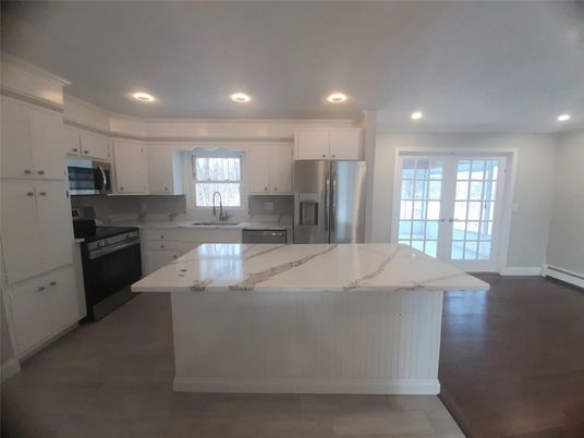 Interior, Kitchen, Recessed Lighting, Stainless Steel Appliances