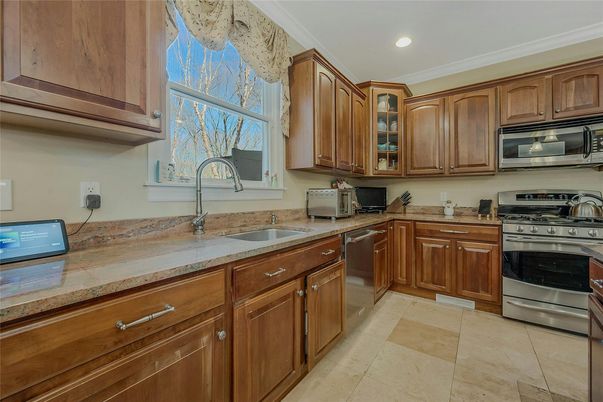 Interior, Kitchen, Recessed Lighting, Stainless Steel Appliances