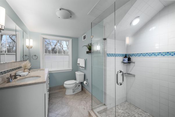 Bathroom, Glass Shower, Interior