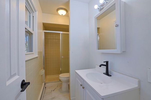 Bathroom, Glass Shower, Interior, Marble