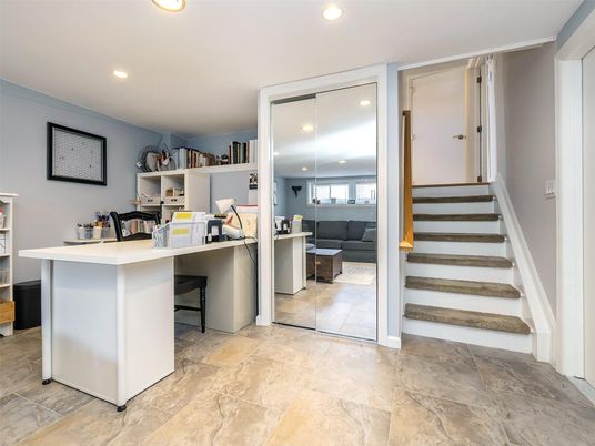 Home Office, Interior, Recessed Lighting
