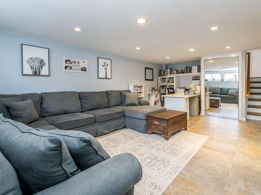 Interior, Living room, Recessed Lighting