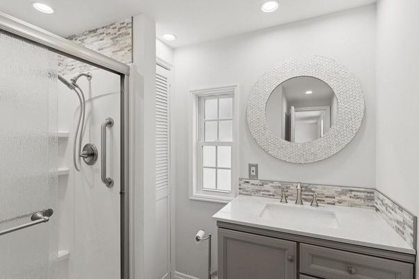 Bathroom, Interior, Recessed Lighting