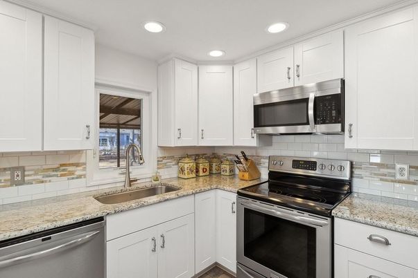Interior, Kitchen, Recessed Lighting, Stainless Steel Appliances