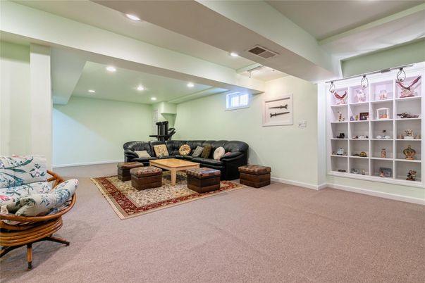 Interior, Living room, Recessed Lighting