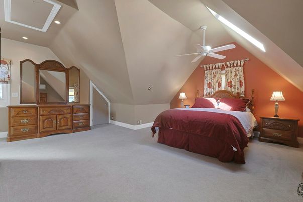 Bedroom, Interior, Recessed Lighting