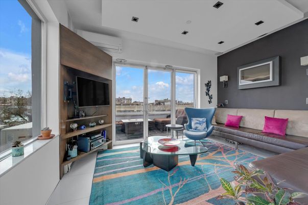 Interior, Living room, Recessed Lighting