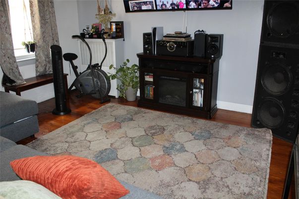 Fitness Equipment, Interior, Wood Texture Flooring