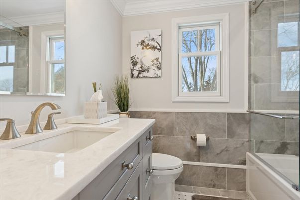 Bathroom, Glass Shower, Interior