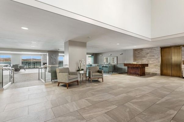 Interior, Living room, Recessed Lighting, Stone Walls