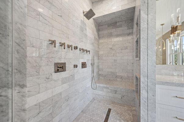 Bathroom, Interior, Marble Walls