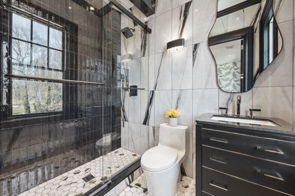 Bathroom, Glass Shower, Interior