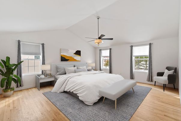 Bedroom, Interior, Wood Texture Flooring