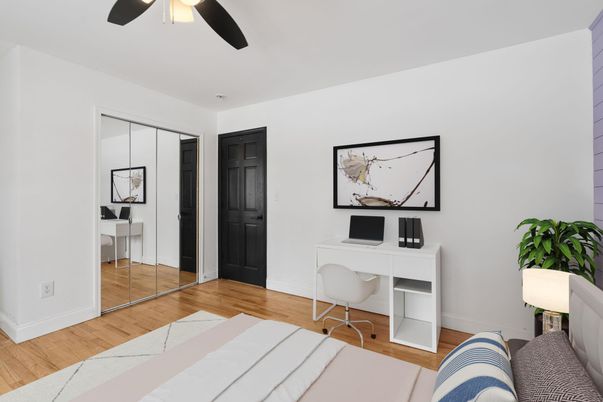 Bedroom, Home Office, Interior, Wood Texture Flooring