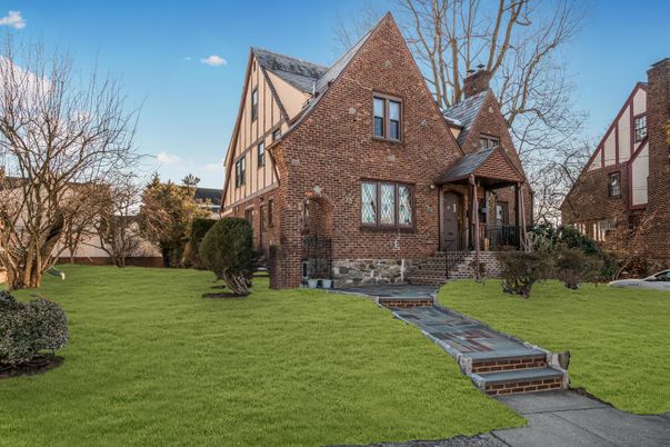 Backyard, Exterior, Facade, Brick Facade, Tudor Revival