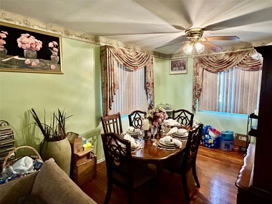 Dining room, Interior, Wood Texture Flooring