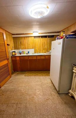 Interior, Kitchen, Wooden Walls