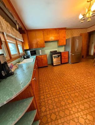 Chandelier, Interior, Kitchen