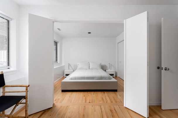 Bedroom, Interior, Wood Texture Flooring