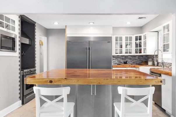 Interior, Kitchen, Recessed Lighting, Stainless Steel Appliances