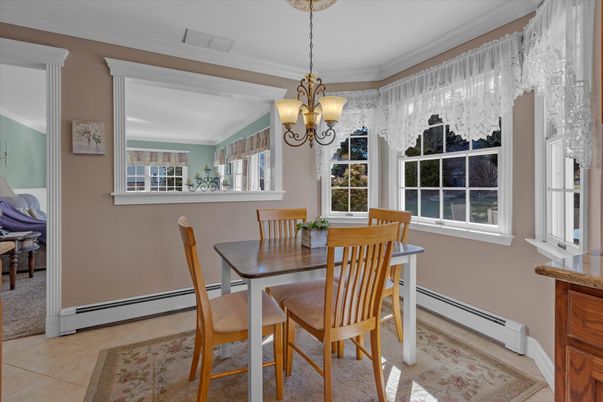 Chandelier, Dining room, Interior