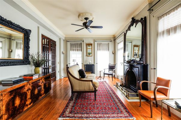 Fireplace, Interior, Wood Texture Flooring