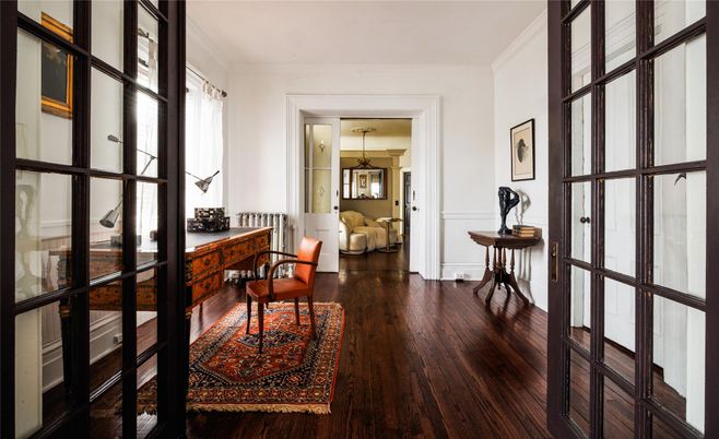 Home Office, Interior, Wood Texture Flooring