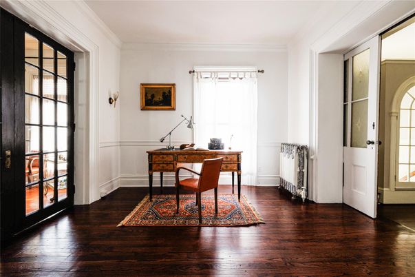 Home Office, Interior, Wood Texture Flooring