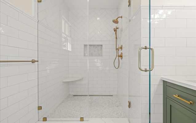 Bathroom, Glass Shower, Interior