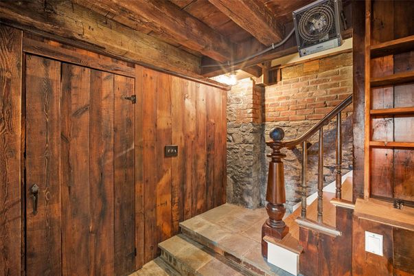 Interior, Stone Walls, Wooden Ceilings, Wooden Walls