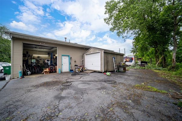 Backyard, Detached Garage, Exterior