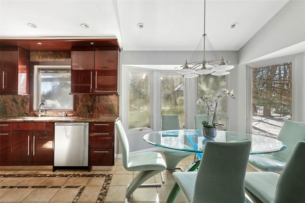 Dining room, Interior, Kitchen, Pendant Lights, Recessed Lighting