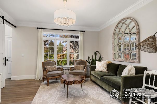 Chandelier, Interior, Living room, Wood Texture Flooring