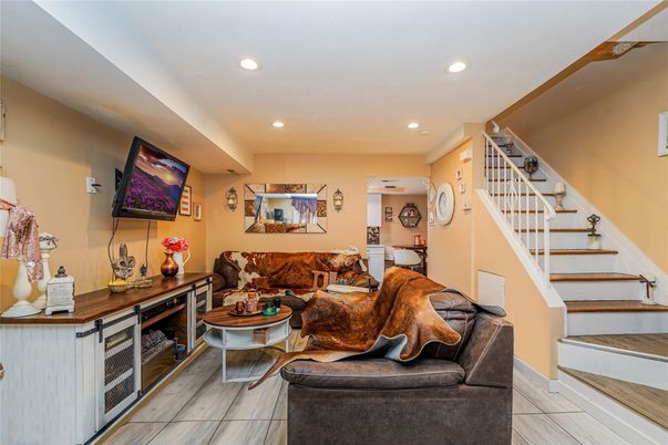 Interior, Living room, Recessed Lighting