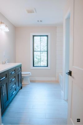 Bathroom, Interior, Wood Texture Flooring