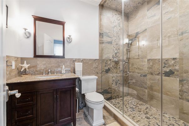 Bathroom, Glass Shower, Interior