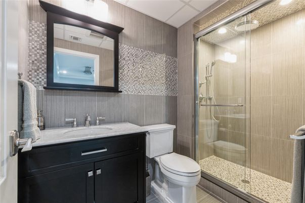 Bathroom, Glass Shower, Interior