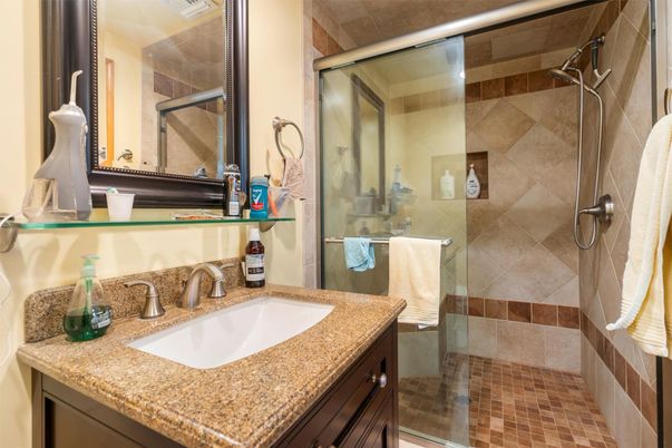 Bathroom, Glass Shower, Interior