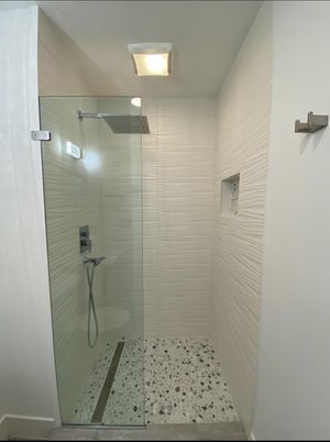 Bathroom, Glass Shower, Interior