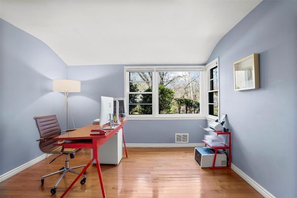 Home Office, Interior, Wood Texture Flooring