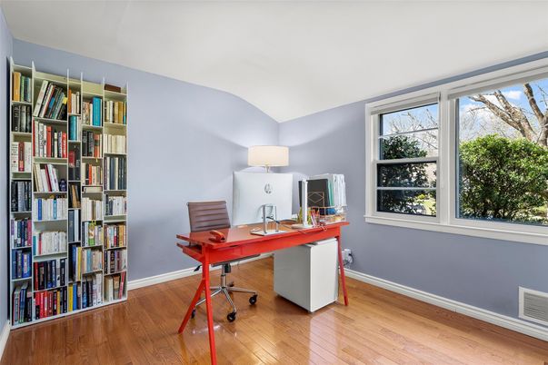 Home Office, Interior, Wood Texture Flooring
