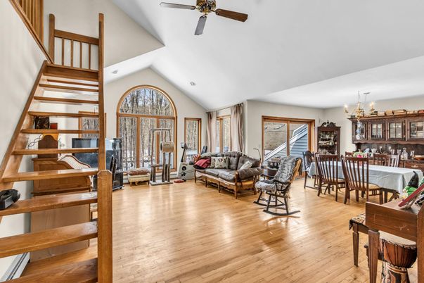Chandelier, Dining room, Interior, Living room, Wood Texture Flooring