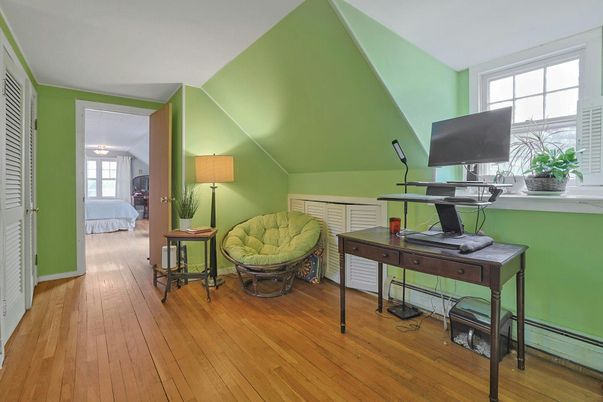 Home Office, Interior, Wood Texture Flooring